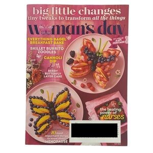 Womens Day Magazine May 2023 Big Little Changes Berry Butterfly Layer Cake